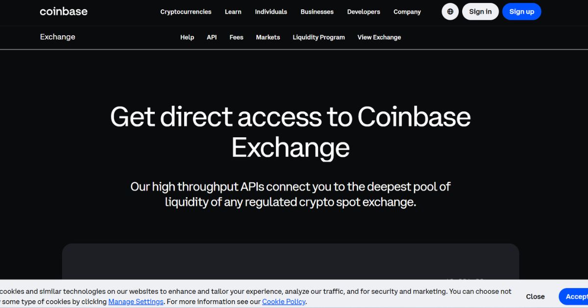 Coinbase Exchange