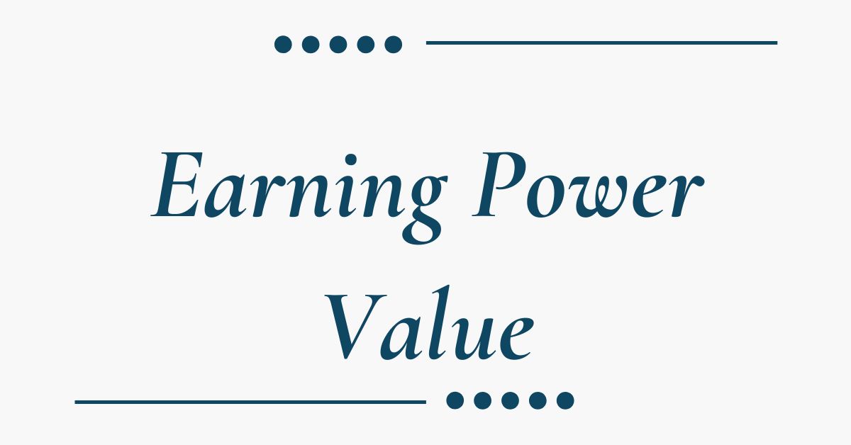 Earning Power Value